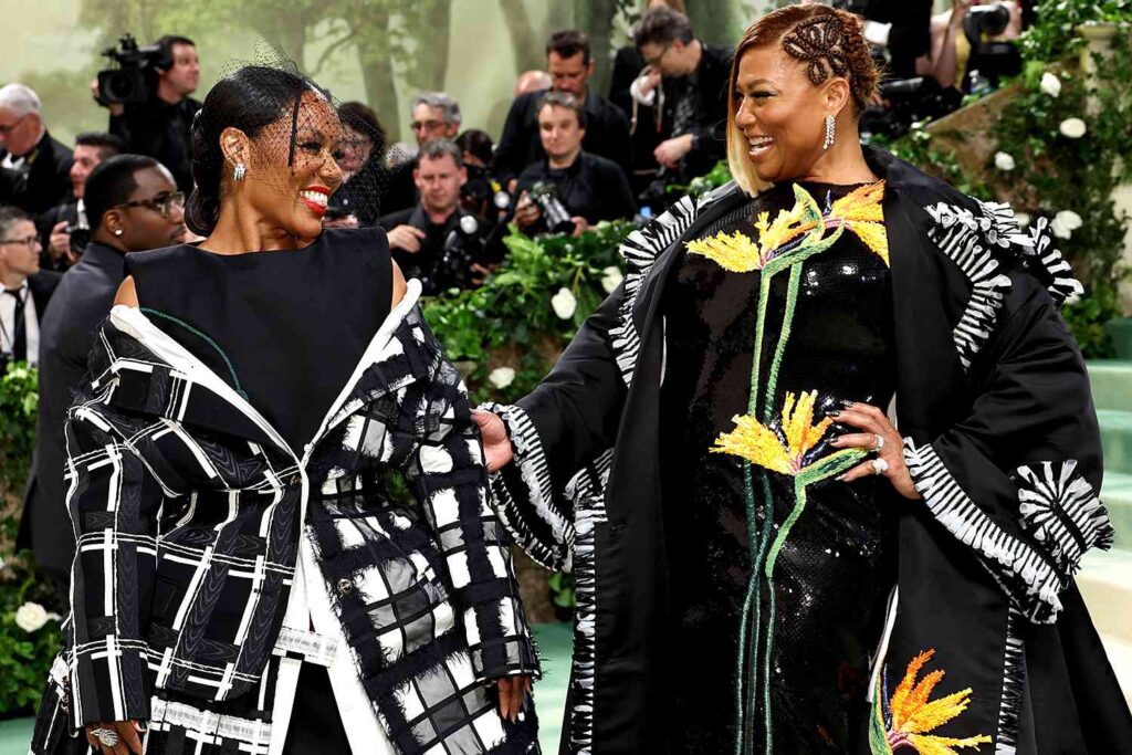 Queen Latifah and Ebony Nicholas